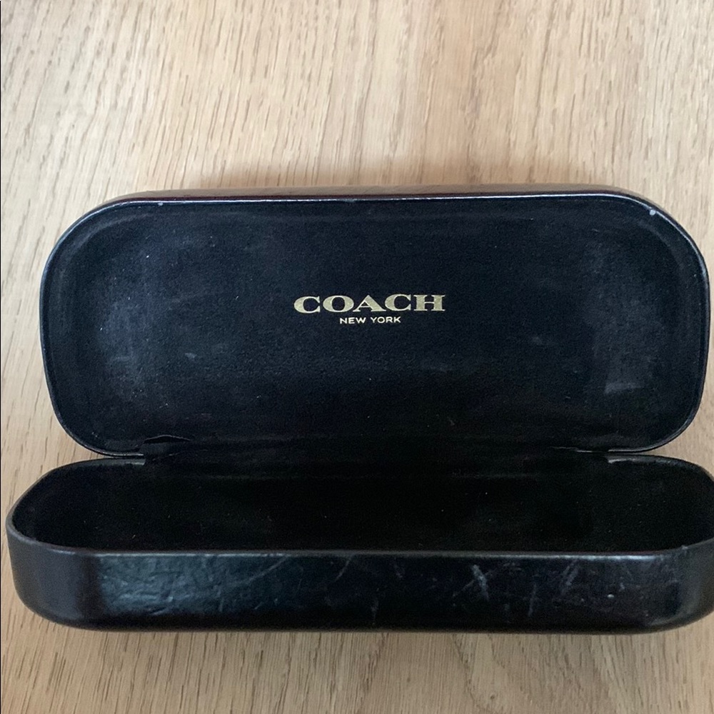 Coach Black Eyeglass Case